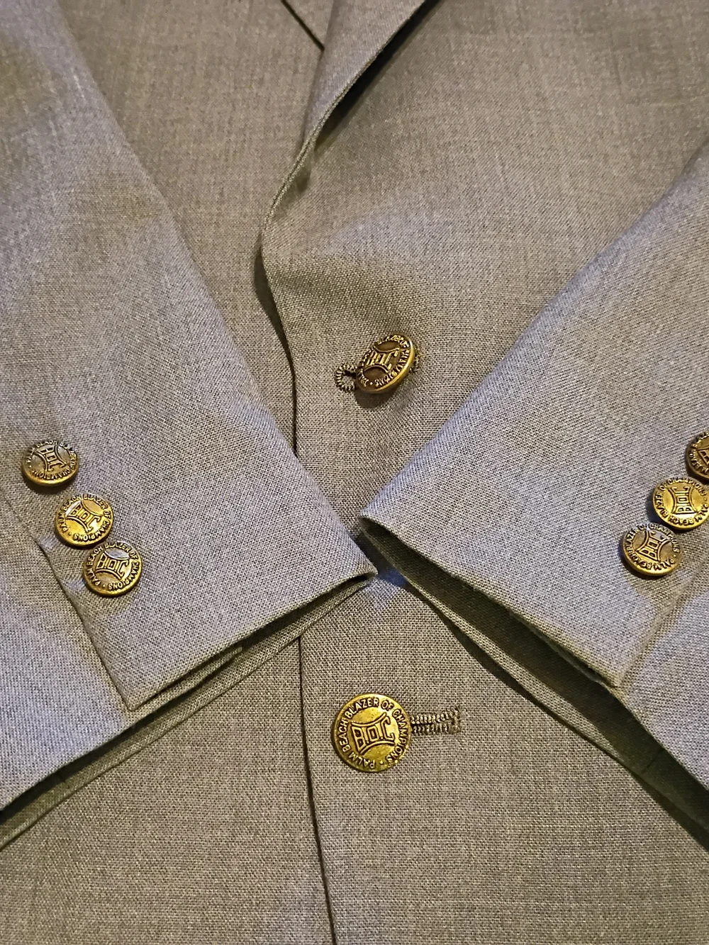 VTG Champion Men's Gray Sport Coat with Decorative Lining‎ Sz 42?